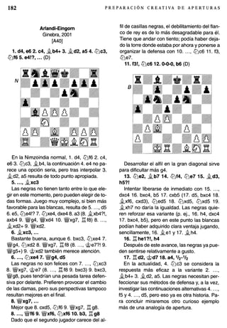 Preparacion creativa de aperturas