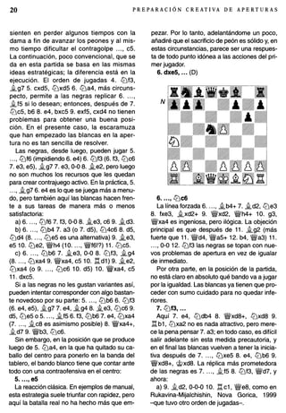 Preparacion creativa de aperturas