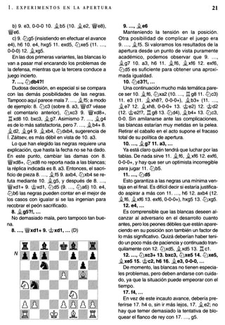 Preparacion creativa de aperturas