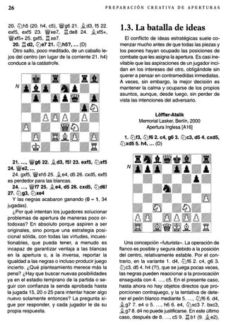 Preparacion creativa de aperturas