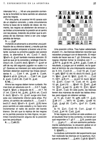 Preparacion creativa de aperturas