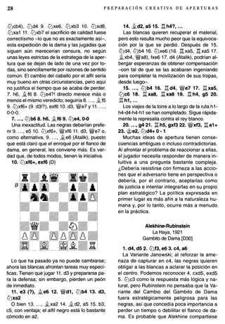 Preparacion creativa de aperturas