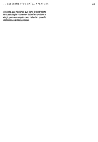 Preparacion creativa de aperturas