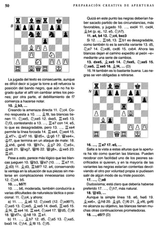 Preparacion creativa de aperturas