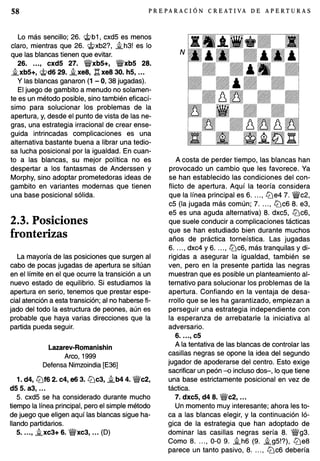 Preparacion creativa de aperturas