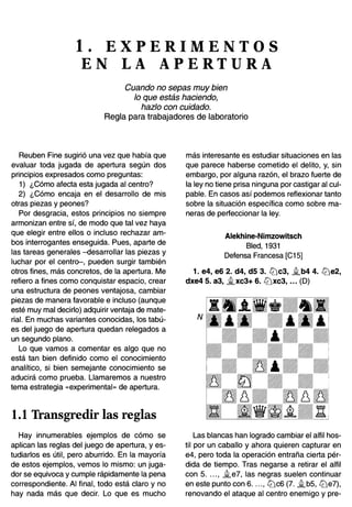 Preparacion creativa de aperturas