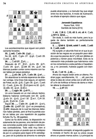 Preparacion creativa de aperturas