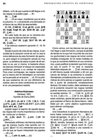 Preparacion creativa de aperturas