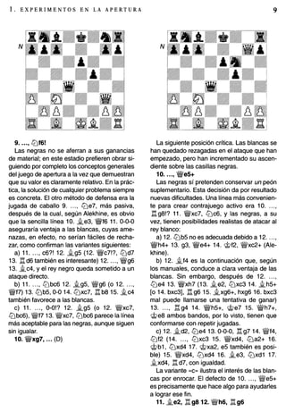 Preparacion creativa de aperturas