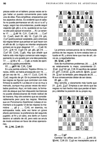 Preparacion creativa de aperturas