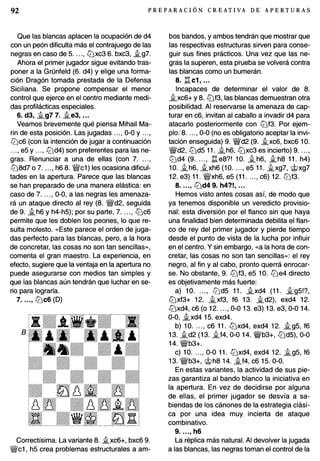 Preparacion creativa de aperturas