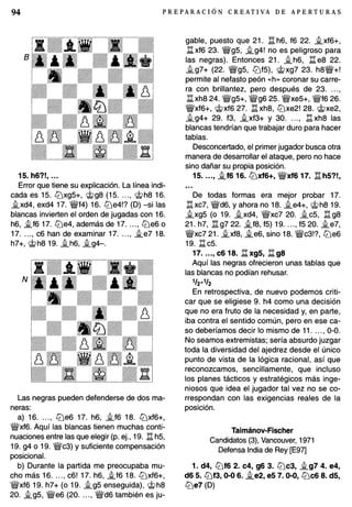 Preparacion creativa de aperturas