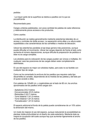 Preparacion de pedidos