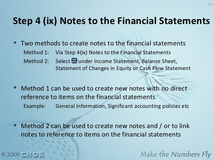 financial statement example