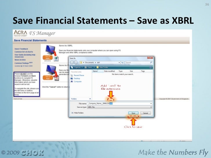 Preparation Of Financial Statements In Xbrl Format