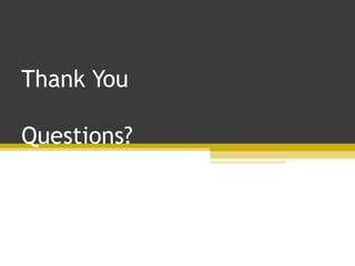 Thank You
Questions?

 