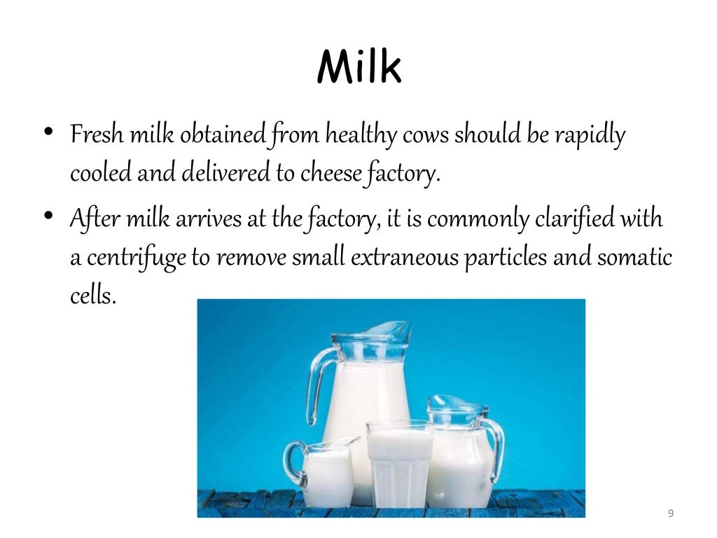 Preparation and preservation of milk products
