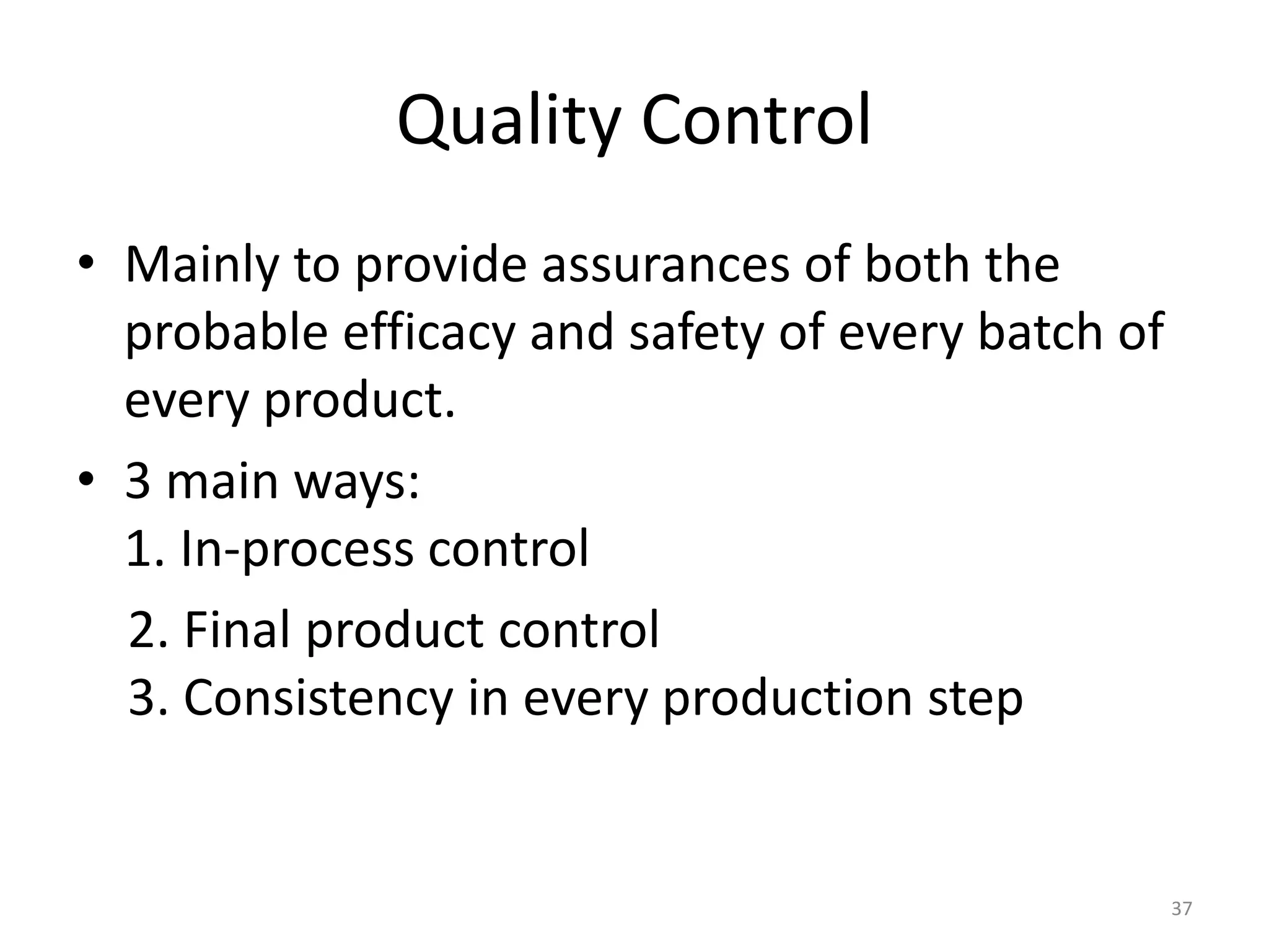 Preparation and quality control of immunological products | PPTX