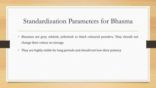 PREPARATION AND STANDARDIZATION OF AYURVEDIC FORMULATIONS.pptx