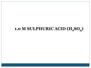 Preparation and standardization of various molar and normal  solutions