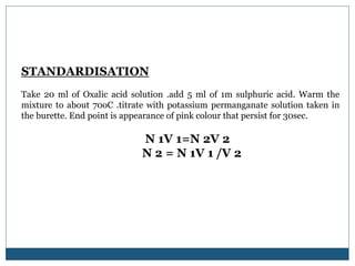 Preparation and standardization of various molar and normal  solutions