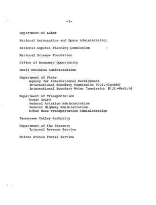 Preparation and submission to the council on environmental quality of revised federal agency sec 102 procedures
