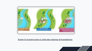 Éviter la Construction à côté des plaines d’inondations
 