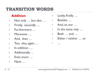[ENGLISH] Preparation for a presentation - Part 1 | PDF