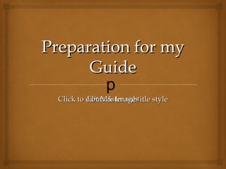 Preparation for my Guide Fonts & Images 