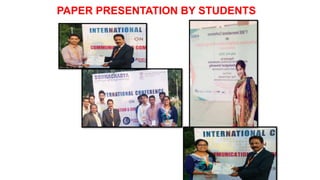 PAPER PRESENTATION BY STUDENTS
 