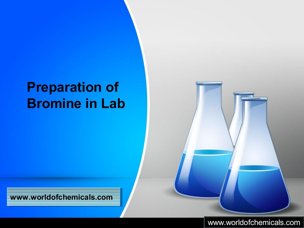 Preparation of bromine in lab