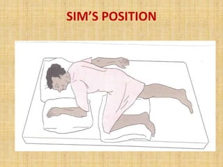 SIM’S POSITION
 