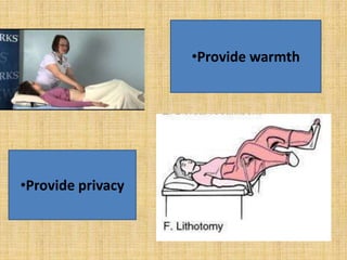 •Provide warmth
•Provide privacy
 