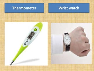 Thermometer Wrist watch
 