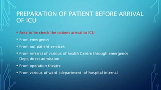 Preparation of patients before arrival to icu guidelines.pptx