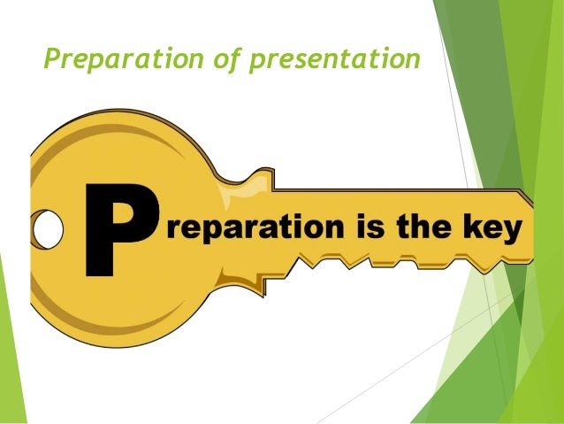 how to prepare for presentation