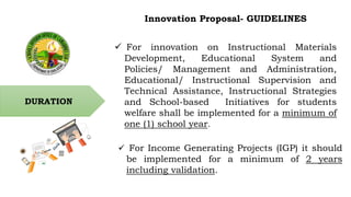 Materials Development Proposal Preparation of Project Proposal on Innovation_Sir WAV.pptx