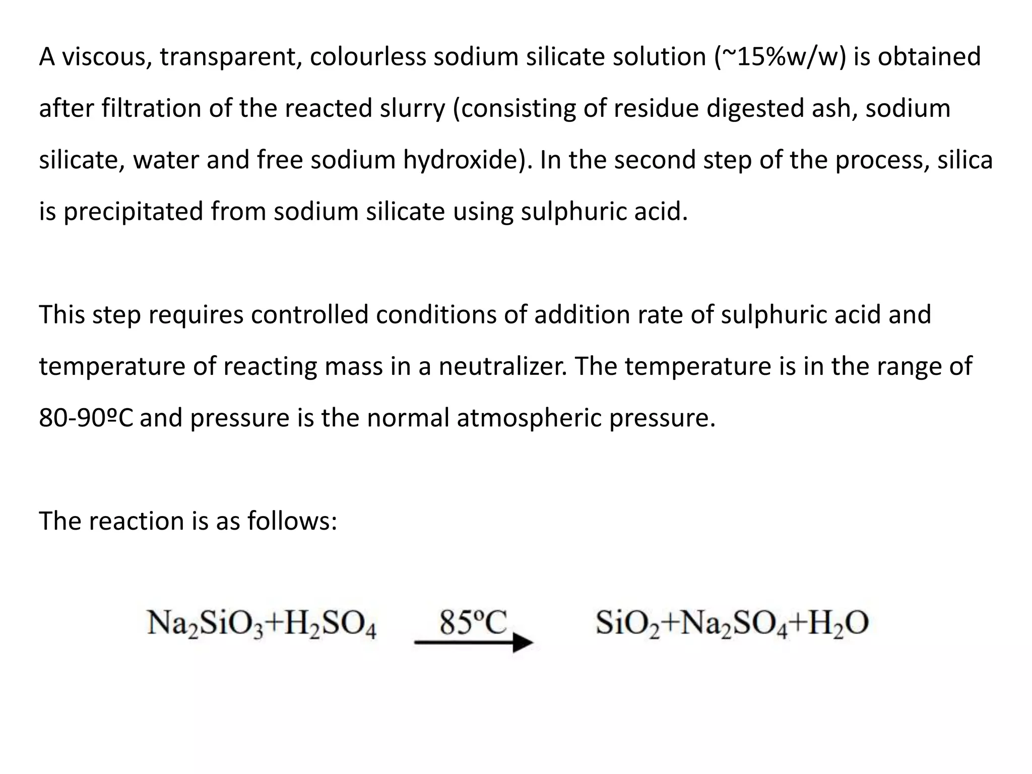 Preparation of silica from rice husk ash | PPTX
