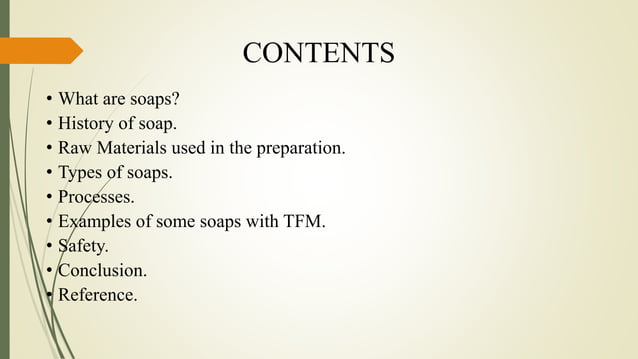 Presentation on Preparation of soap | PPTX