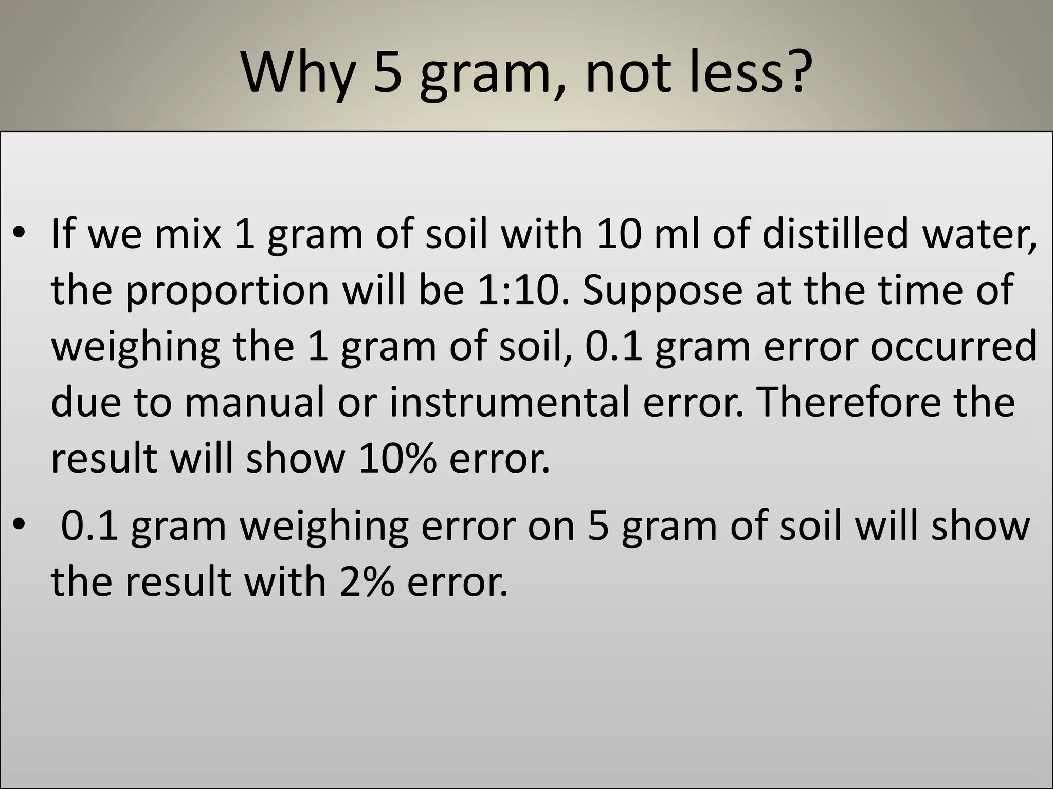 Preparation of soil sample part i | PPTX