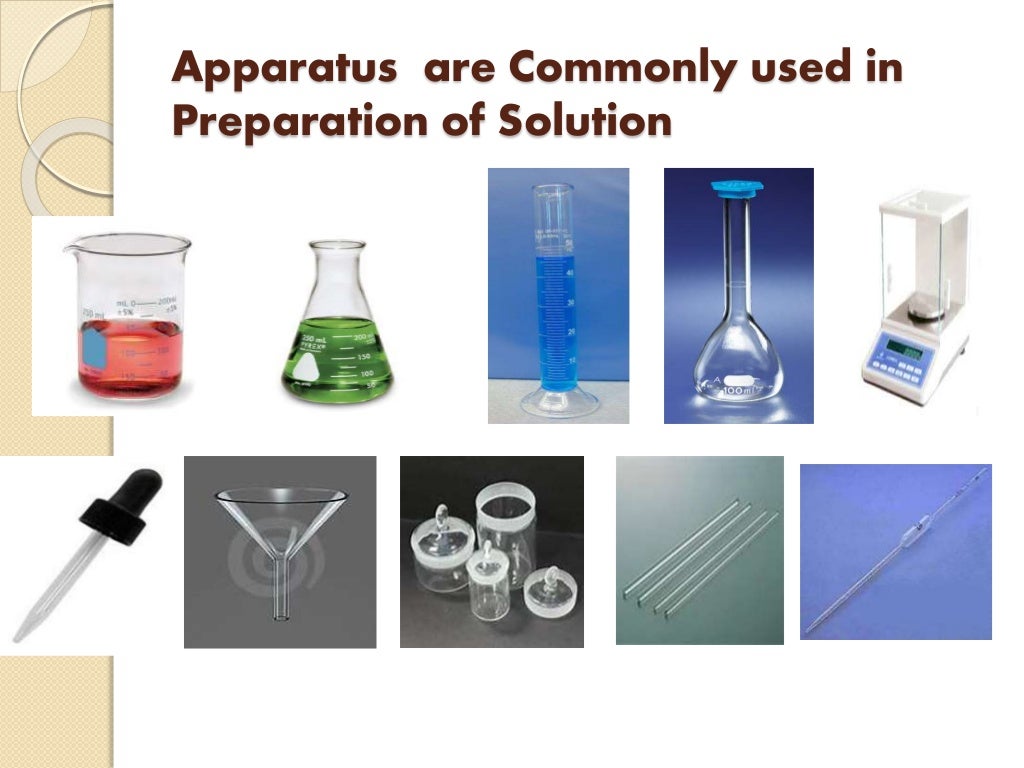 chemistry Preparation of solution