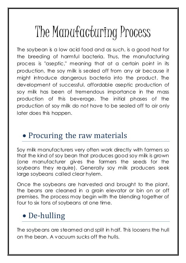 Preparation Of Soy Milk And Its Comparison With Natural Milk Class XI…