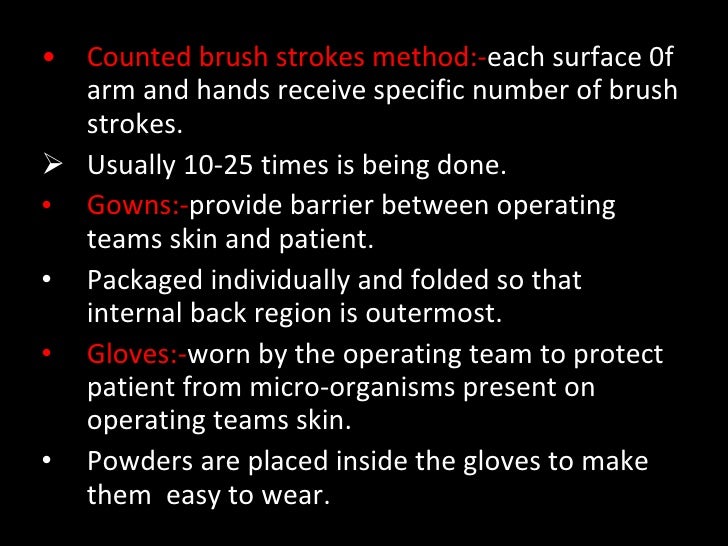 Preparation Of Surgical Team,Pack And Patient