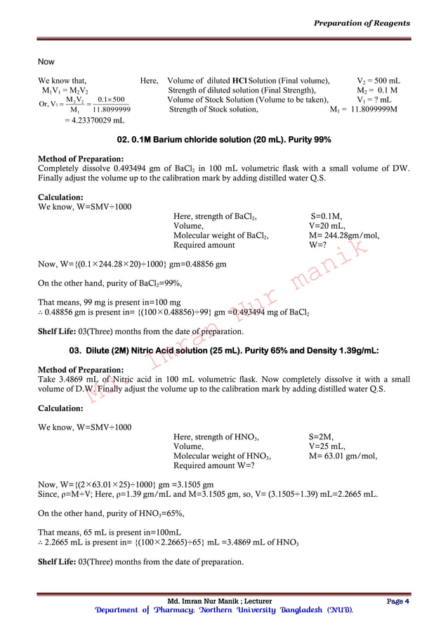 Preparation of the LAB reagents PDF