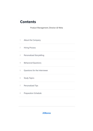 Interview Preparation Plan - Product Management, Director - Meta.pdf