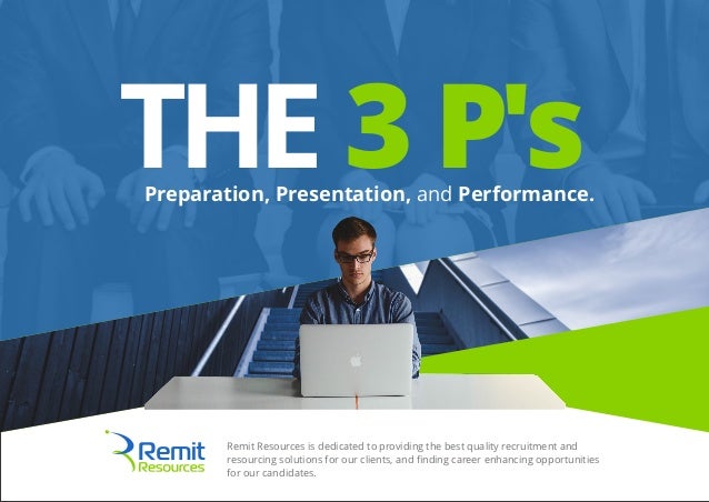 the 3 ps preparation presentation performance preparation presentation