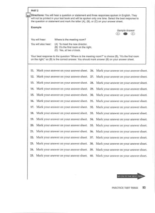 Preparation series for the new toeic 