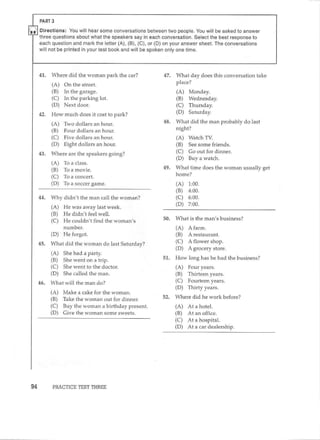 Preparation series for the new toeic 