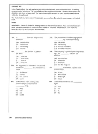 Preparation series for the new toeic 