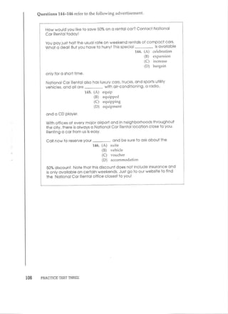 Preparation series for the new toeic 